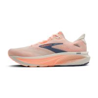 BROOKS GHOST 18 STAR WHITE, CYBER PEACH ET GREY Chaussures de running pas cher