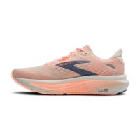 BROOKS GHOST 18 STAR WHITE, CYBER PEACH ET GREY Chaussures de running pas cher