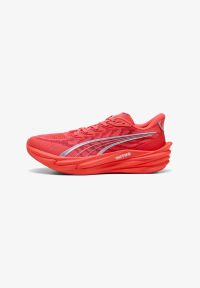 PUMA DEVIATE NITRO 4 ULTRA RED ET PUMA SILVER Chaussures de running