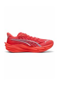 PUMA DEVIATE NITRO 4 ULTRA RED ET PUMA SILVER Chaussures de running pas cher