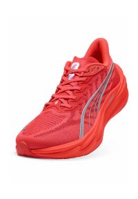 PUMA DEVIATE NITRO 4 ULTRA RED ET PUMA SILVER Chaussures de running pas cher