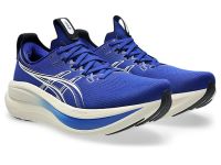 ASICS GEL NIMBUS 28 PRUSSIAN BLUE ET CREAM Chaussure running asics pas cher