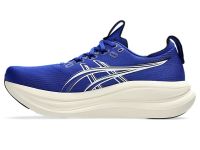 ASICS GEL NIMBUS 28 PRUSSIAN BLUE ET CREAM Chaussure running asics pas cher