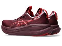 ASICS GEL NIMBUS 28 BENIIMO PURPLE ET SPEED RED Chaussure running asics pas cher