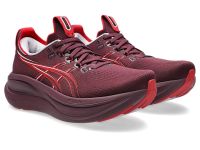 ASICS GEL NIMBUS 28 BENIIMO PURPLE ET SPEED RED Chaussure running asics pas cher