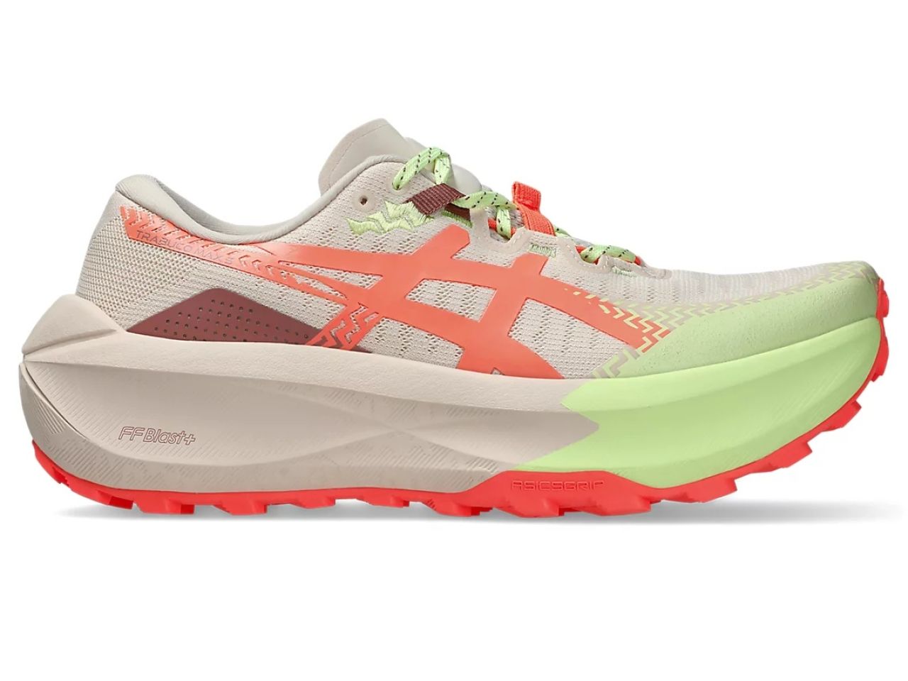 ASICS GEL TRABUCO MAX 5 ROSE DUST ET SUN CORAL Chaussures de trail