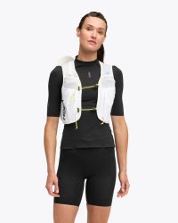 HOKA GILET DE TRAIL 10 LITRES WHITE Sac à dos trail pas cher