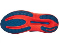 MIZUNO WAVE RIDER 30 WHITE , BLUE JEWEL ET ORANGE  Chaussures de running pas cher