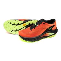 MIZUNO NEO ACCERA ORANGE LIME PULP, ORANGE ET BLACK Chaussures de Trail pas cher