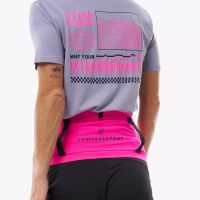 COMPRESSPORT TRAINING SS TEE SHIRT UTMB LAVENDER Tee shirt de running pas cher