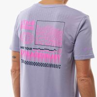COMPRESSPORT TRAINING SS TEE SHIRT UTMB LAVENDER Tee shirt de running pas cher