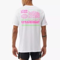 COMPRESSPORT TRAINING SS TEE SHIRT UTMB WHITE Tee shirt de running pas cher