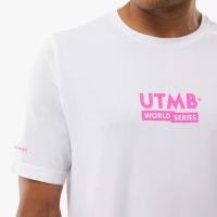 COMPRESSPORT TRAINING SS TEE SHIRT UTMB WHITE Tee shirt de running pas cher