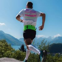 COMPRESSPORT TRAINING SS TEE SHIRT UTMB WHITE Tee shirt de running pas cher