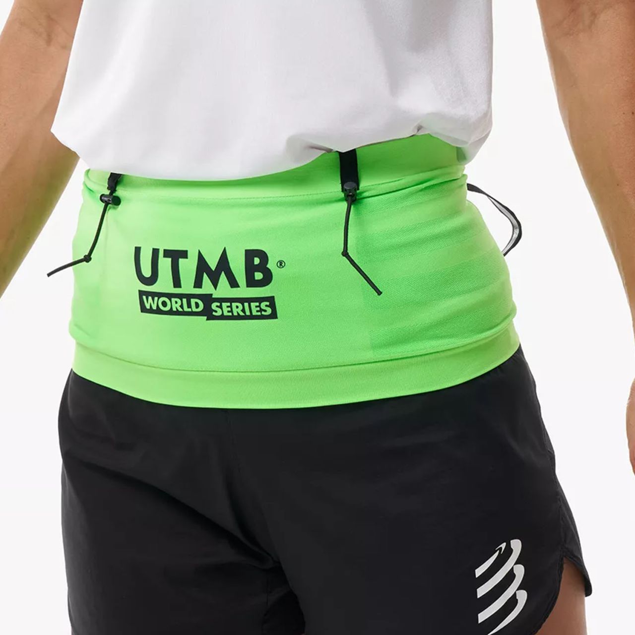 COMPRESSPORT FREE BELT PRO UTMB NEON GREEN Ceinture de running
