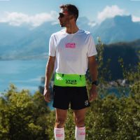COMPRESSPORT FREE BELT PRO UTMB NEON GREEN Ceinture de running pas cher
