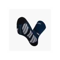 BV SPORT CHAUSSETTES TRAIL ULTRA 2 HIGH BLEU ET GRIS Chaussettes de trail pas cher