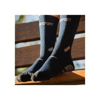 BV SPORT CHAUSSETTES TRAIL ULTRA 2 HIGH BLEU ET GRIS Chaussettes de trail pas cher
