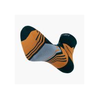 bV SPORT SOCQUETTE TREK GR MID LYOCELL VERT ET ORANGE Chaussettes de randonnée pas cher