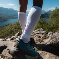 COMPRESSPORT MANCHONS  R2 3.0 UTMB BLANC Manchons de compression pas cher