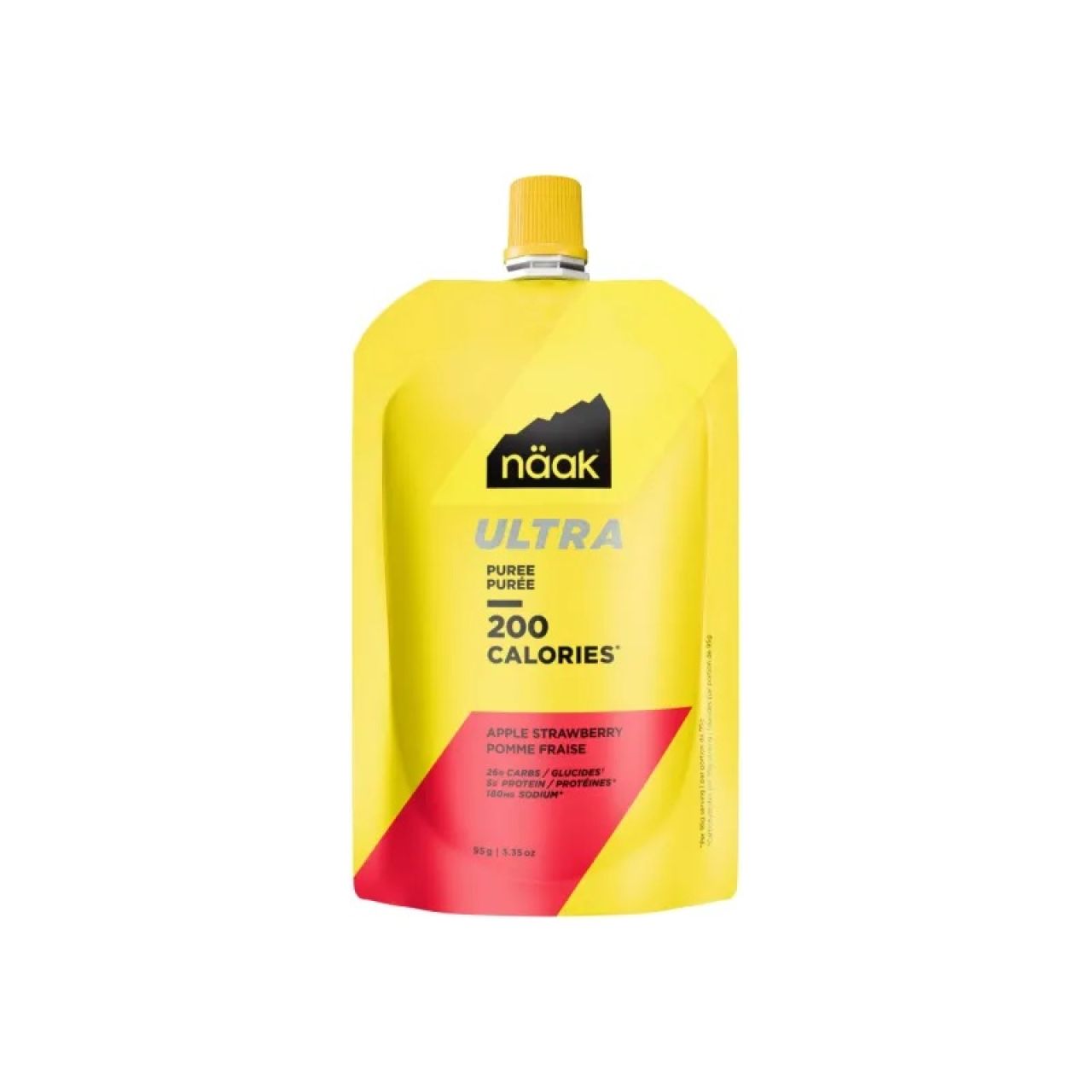 NAAK COMPOTE ULTRA ENDURANCE POMME ET FRAISE Compote énergetique