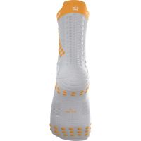 COMPRESSPORT PRO RACING SOCKS V4.0 GRAY VIOLET ET APRICOT Chaussettes running pas cher