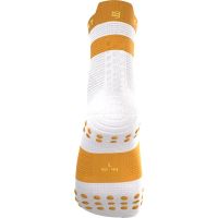 COMPRESSPORT PRO RACING SOCKS V4 WHITE  ET SUNFLOWER Chaussettes running pas cher