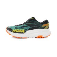 HOKA MAFATE X BLACK ET ELECTRIC AQUA Chaussures de trail