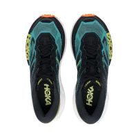 HOKA MAFATE X BLACK ET ELECTRIC AQUA Chaussures de trail pas cher