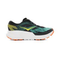 HOKA MAFATE X BLACK ET ELECTRIC AQUA Chaussures de trail pas cher