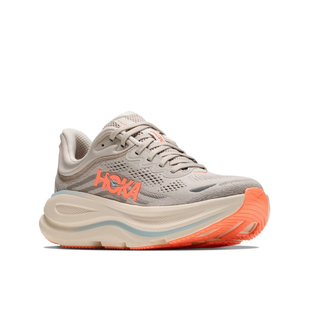 HOKA BONDI 9 RIVER ROCK GREY ET MINERAL ORE Chaussures de running