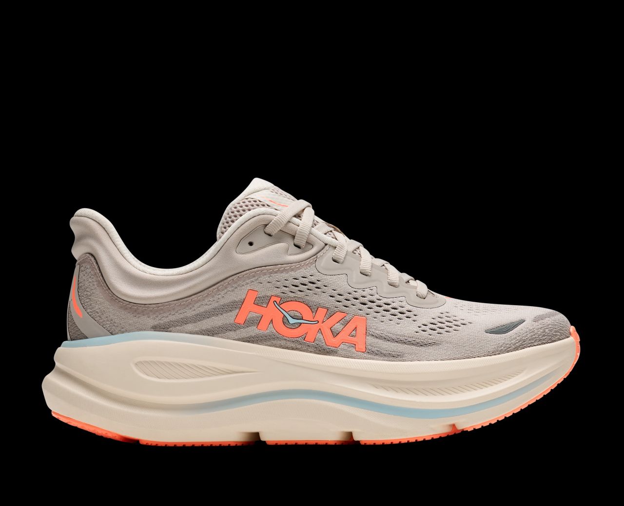 HOKA BONDI 9 RIVER ROCK GREY ET MINERAL ORE Chaussures de running