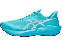 ASICS NOVABLAST 6 ENERGY AQUA ET WHITE Chaussures Running