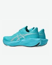 ASICS NOVABLAST 6 ENERGY AQUA ET WHITE Chaussures Running pas cher