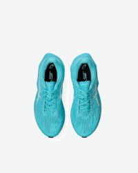 ASICS NOVABLAST 6 ENERGY AQUA ET WHITE Chaussures Running pas cher