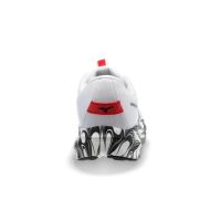 MIZUNO WAVE RIDER 30 WHITE, BLACK ET HIGH RISK RED  Chaussures de running pas cher