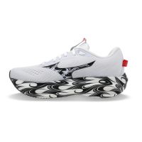 MIZUNO WAVE RIDER 30 WHITE, BLACK ET HIGH RISK RED  Chaussures de running pas cher