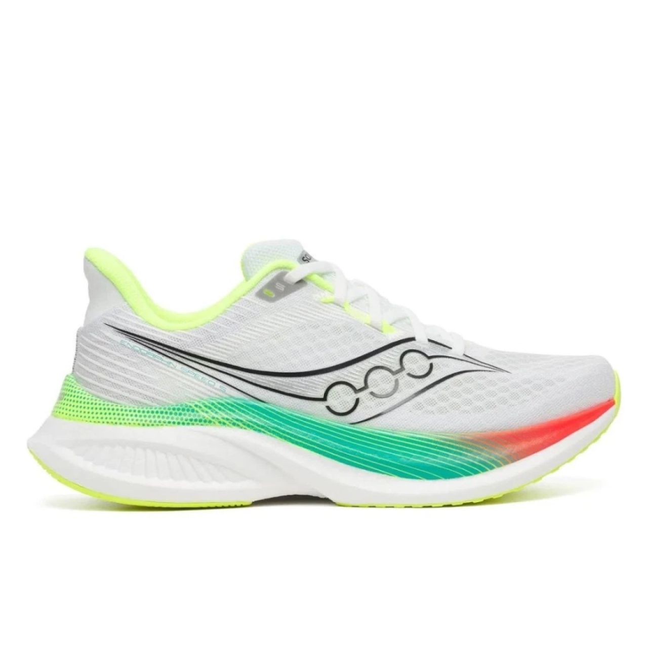 SAUCONY ENDORPHIN SPEED 5 WHITE ET MULTI Chaussures running saucony