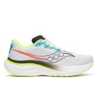 SAUCONY RIDE 19 WHITE ET CITRON Chaussures running