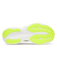SAUCONY RIDE 19 WHITE ET CITRON Chaussures running pas cher
