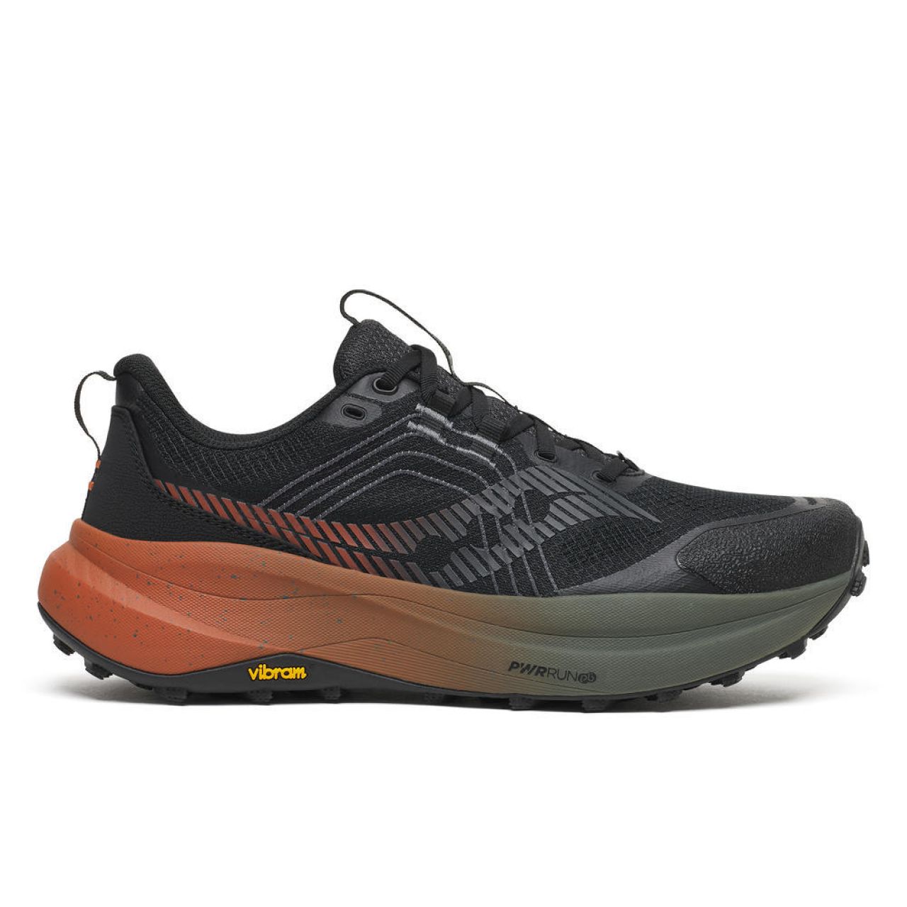 SAUCONY XODUS ULTRA 4 BLAK ET RUST Chaussures de trail saucony