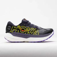 HOKA ROCKET X TRAIL SQUID INK ET NEON NEBULA Chaussures de trail pas cher