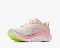 HOKA CLIFTON 11 TANGERINE GLOW ET WHITE Chaussures de running pas cher
