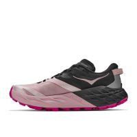 HOKA SPEEDGOAT 7 BLACK ET PINK OPAL Chaussures de trail pas cher