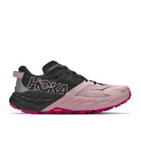 HOKA SPEEDGOAT 7 BLACK ET PINK OPAL Chaussures de trail pas cher
