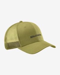 SALOMON LOGO TRUCKER CAP CARDAMON SEED Casquette sport
