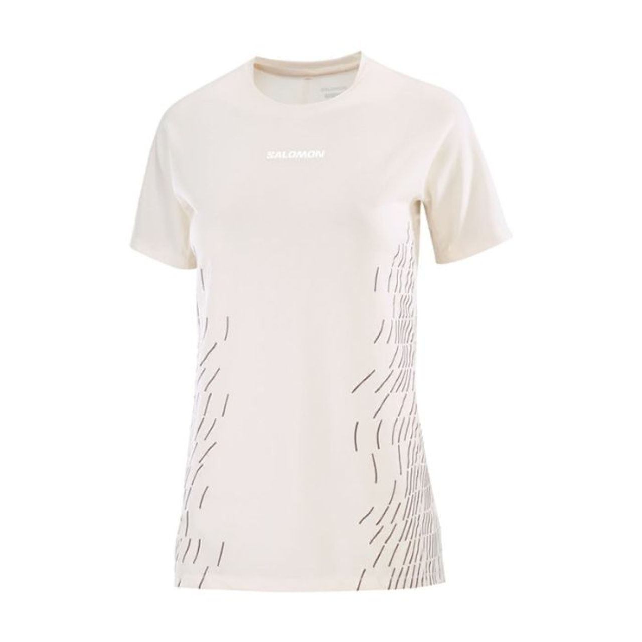 SALOMON SENSE AERO SS TEE GRAPHIC WHISPER WHITE Tee shirt running