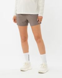 SALOMON SHKout CORE2 IN 1 SHORTS 4" W IRON  Short running pas cher