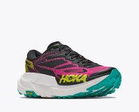 HOKA W MAFATE X BLACK ET NEON DRAGONFRUIT Chaussures de trail