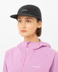 SALOMON BONATTI PRO WP BLACK Casquette impermeable pas cher